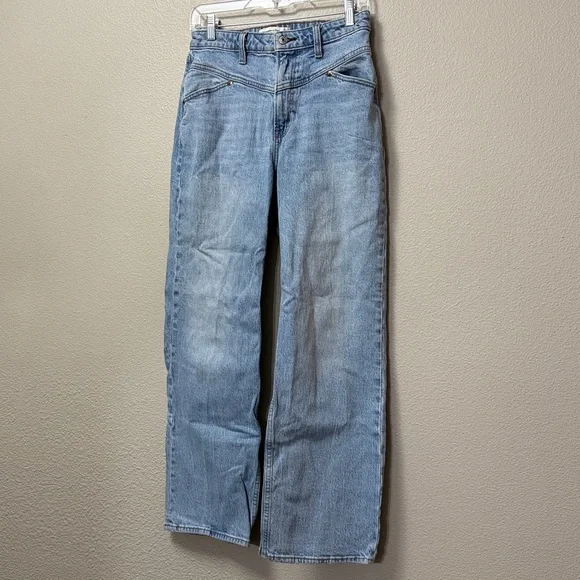Abercrombie & Fitch High Rise 90s Relaxed Curve Love Jean - Picture 14 of 14